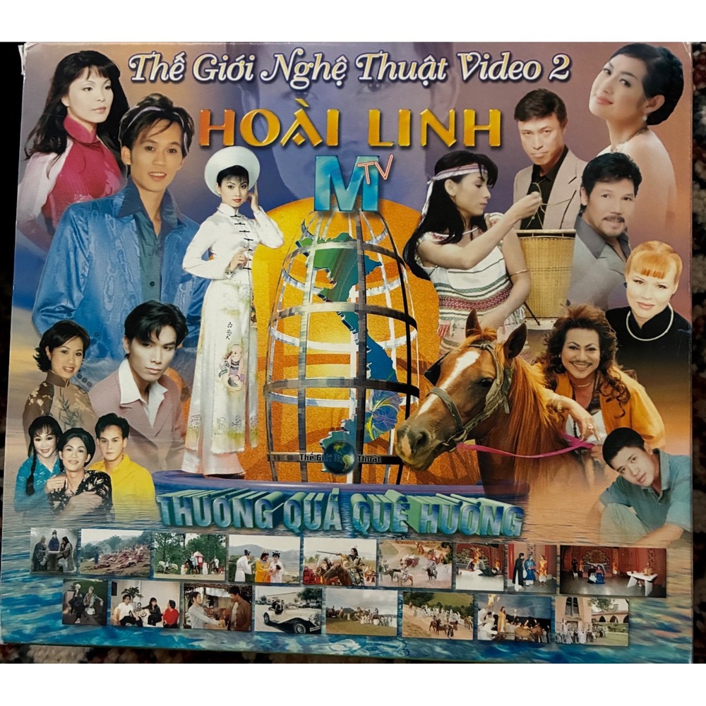 Hoai Linh The Gioi Nghe Thuat Video 2 Thuong Qua Que Huong 4 Tape VHS Box Set